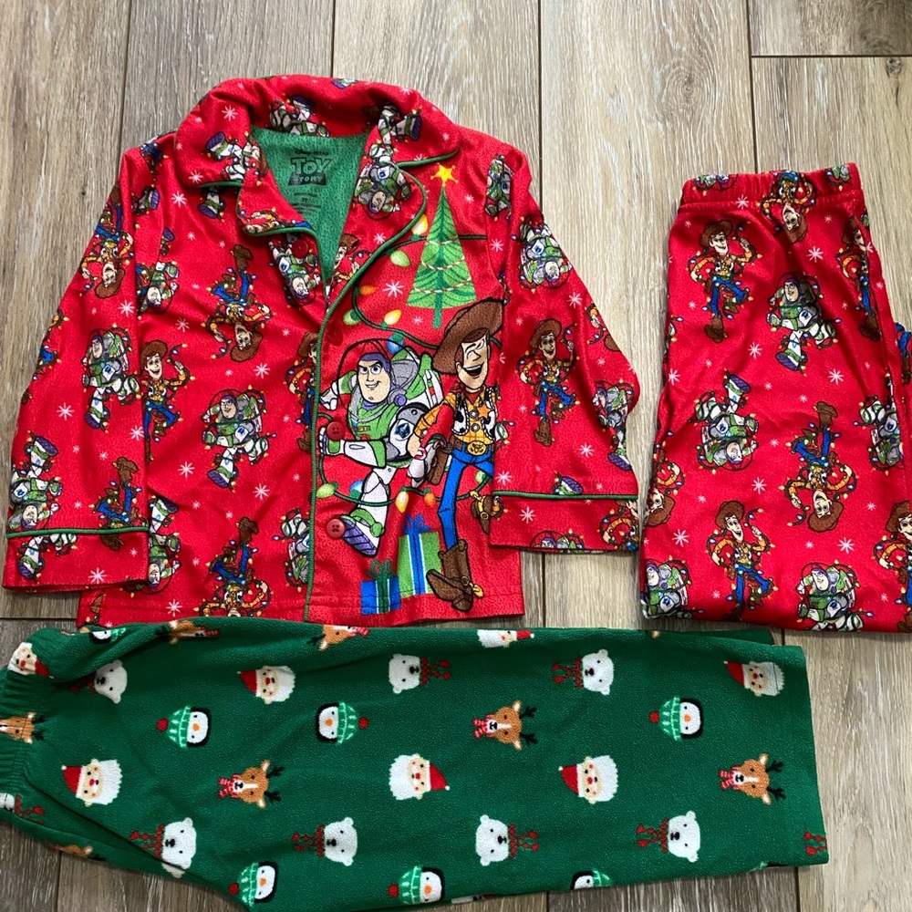 3T Toy Story Christmas Pajamas